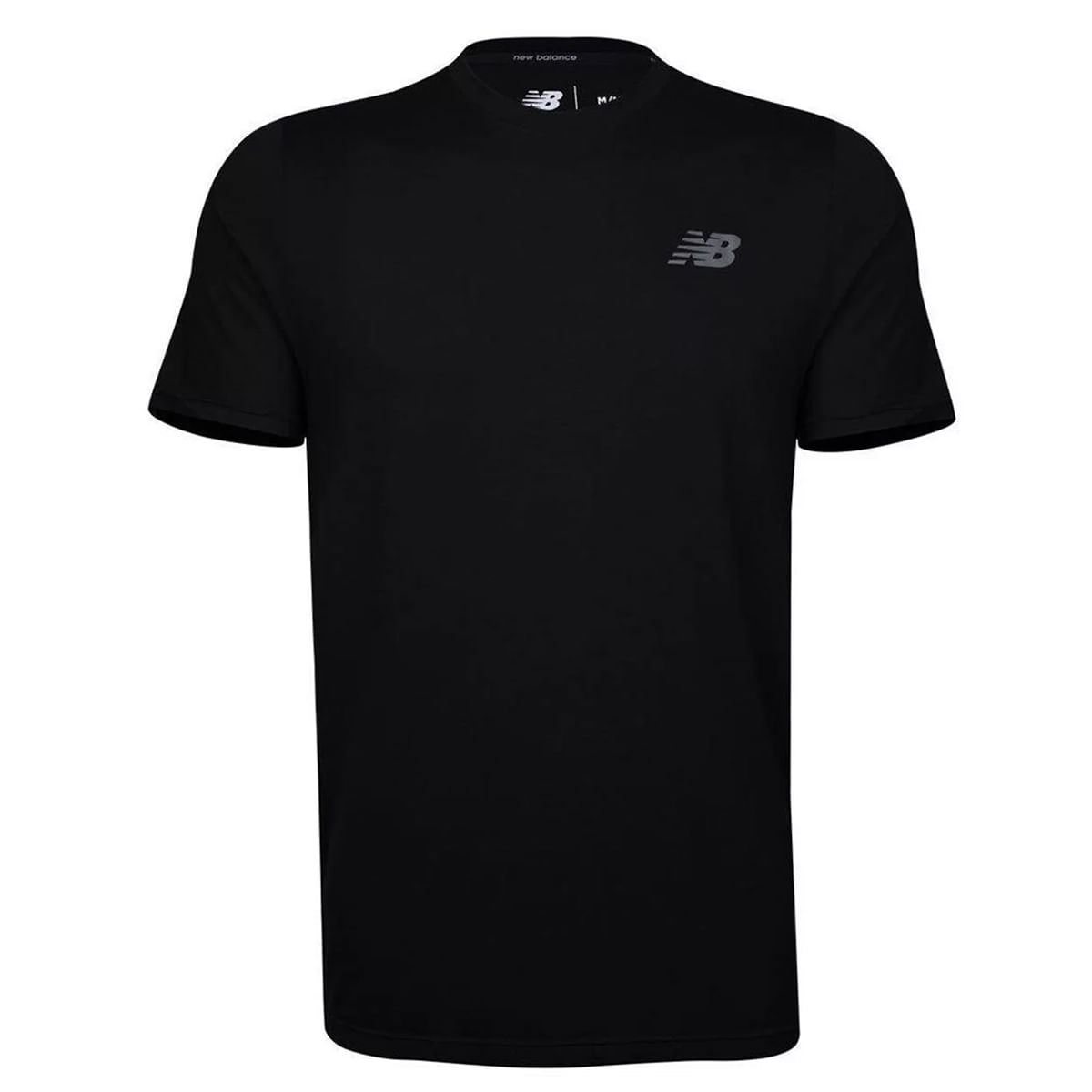 New Balance Camiseta MT41222B-BK M SPORT ESSENTIALS Preto. Poliamida -1-
